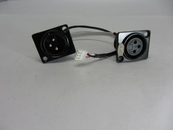 $XLRMaleFemale3PINBlackCOBCannonWash Picture